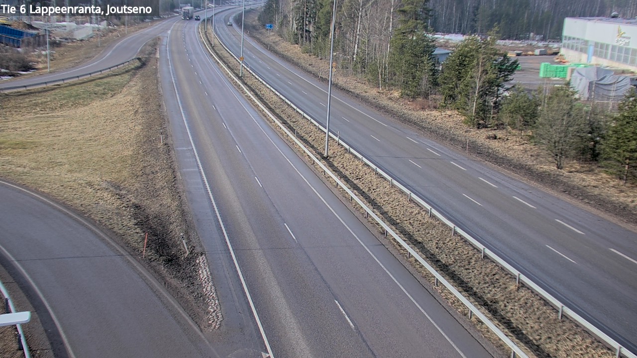 Weather Camera Image Väg 6 Villmanstrand, jotseno, Lappeenranta, Etelä-Karjala