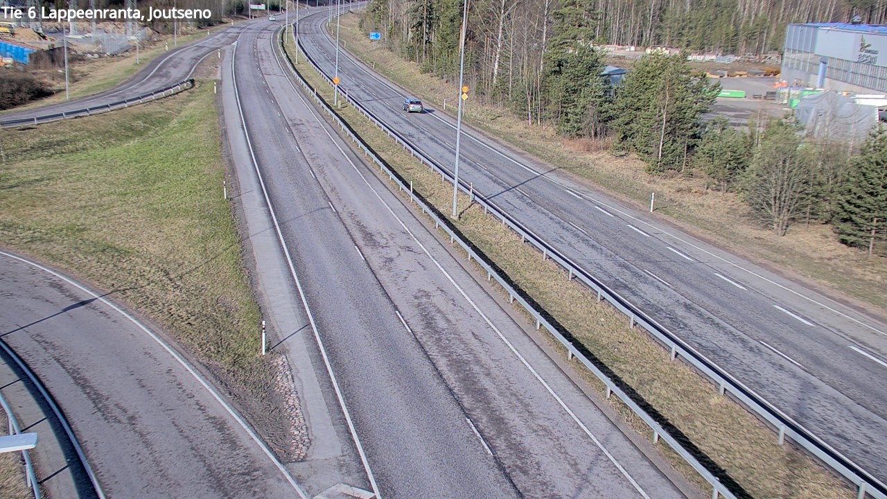 Weather Camera Image Väg 6 Villmanstrand, jotseno, Lappeenranta, Etelä-Karjala