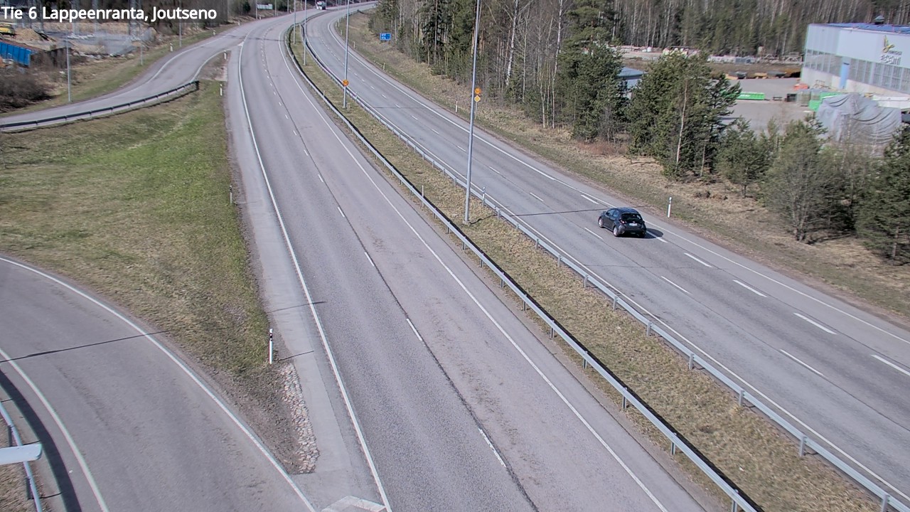 Weather Camera Image Väg 6 Villmanstrand, jotseno, Lappeenranta, Etelä-Karjala