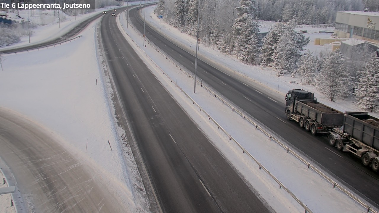 Weather Camera Image Road 6 Lappeenranta, Joutseno, Lappeenranta, Etelä-Karjala