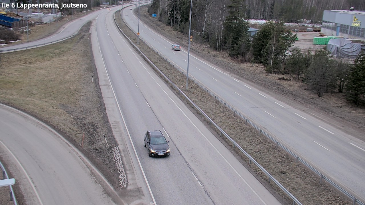 Weather Camera Image Väg 6 Villmanstrand, jotseno, Lappeenranta, Etelä-Karjala