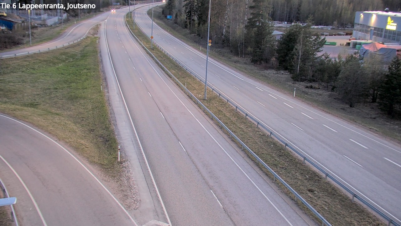 Weather Camera Image Väg 6 Villmanstrand, jotseno, Lappeenranta, Etelä-Karjala