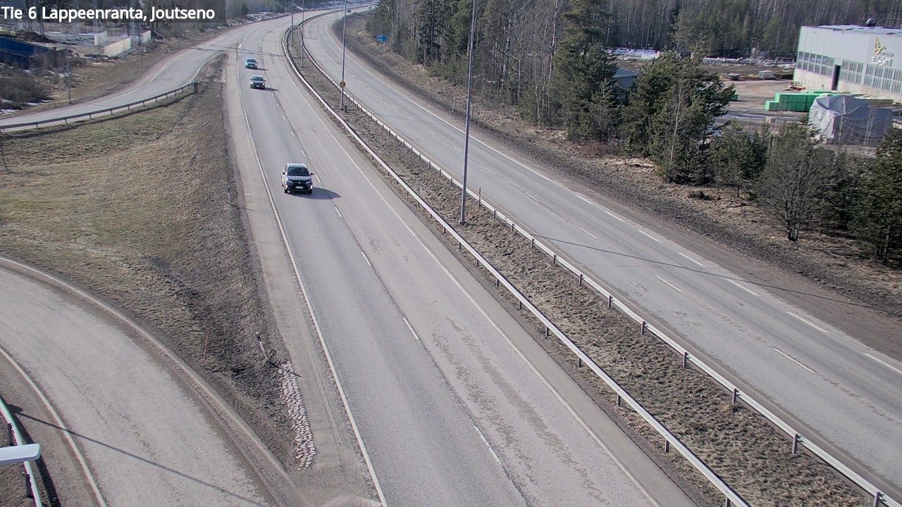 Weather Camera Image Väg 6 Villmanstrand, jotseno, Lappeenranta, Etelä-Karjala