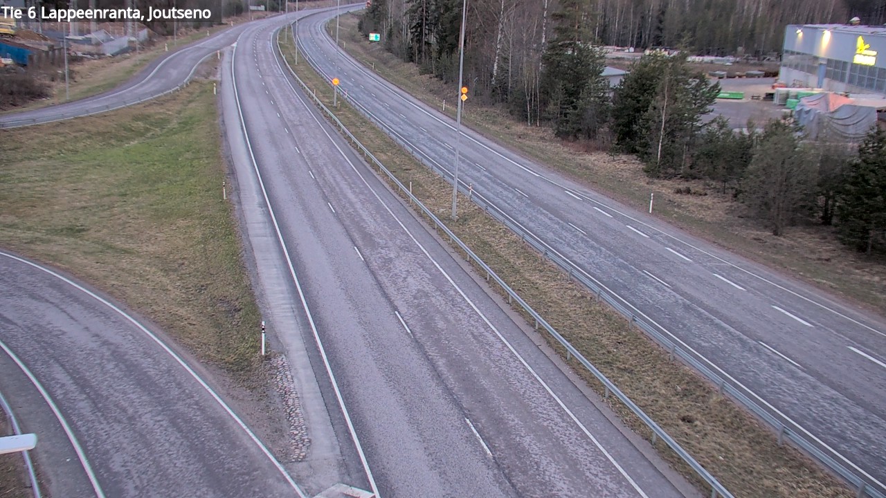 Weather Camera Image Väg 6 Villmanstrand, jotseno, Lappeenranta, Etelä-Karjala