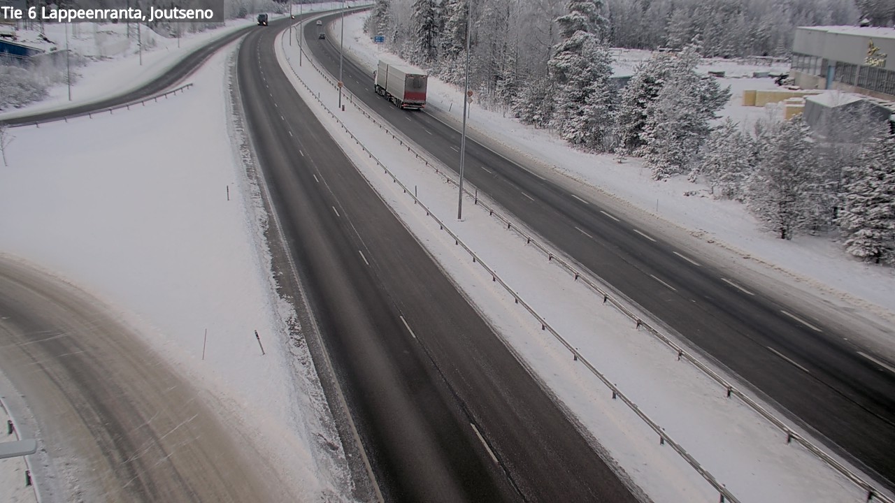 Weather Camera Image Road 6 Lappeenranta, Joutseno, Lappeenranta, Etelä-Karjala
