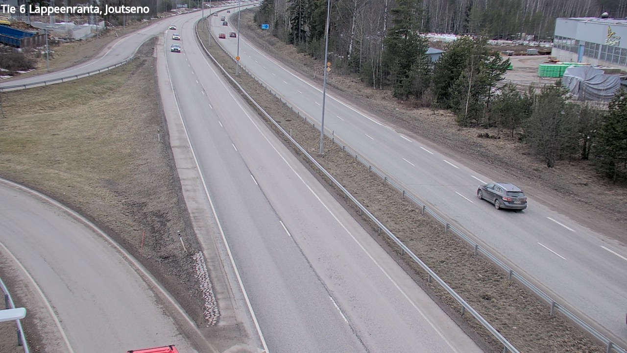Weather Camera Image Väg 6 Villmanstrand, jotseno, Lappeenranta, Etelä-Karjala