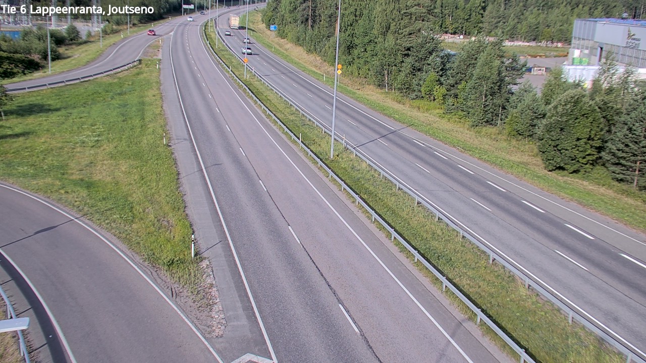 Weather Camera Image Road 6 Lappeenranta, Joutseno, Lappeenranta, Etelä-Karjala