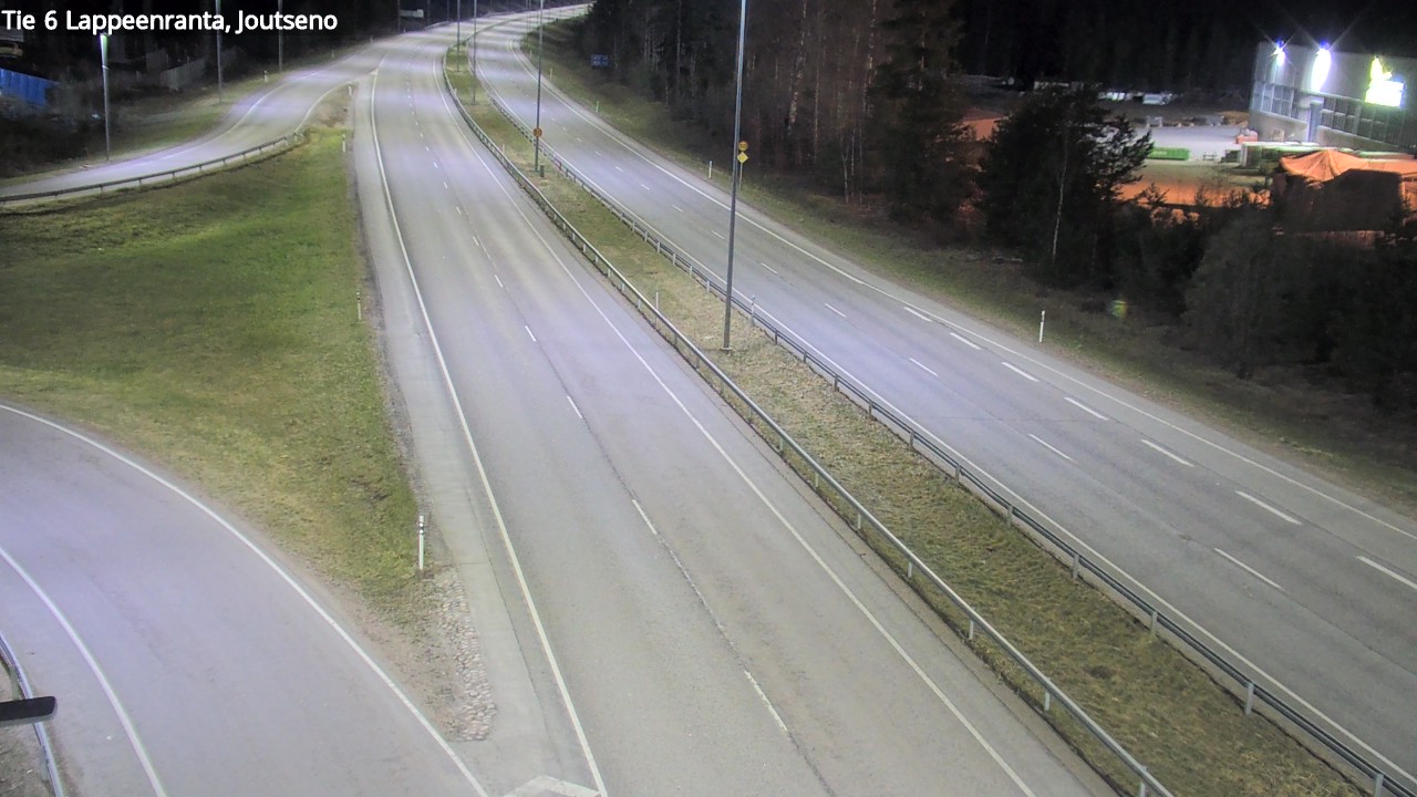 Weather Camera Image Road 6 Lappeenranta, Joutseno, Lappeenranta, Etelä-Karjala