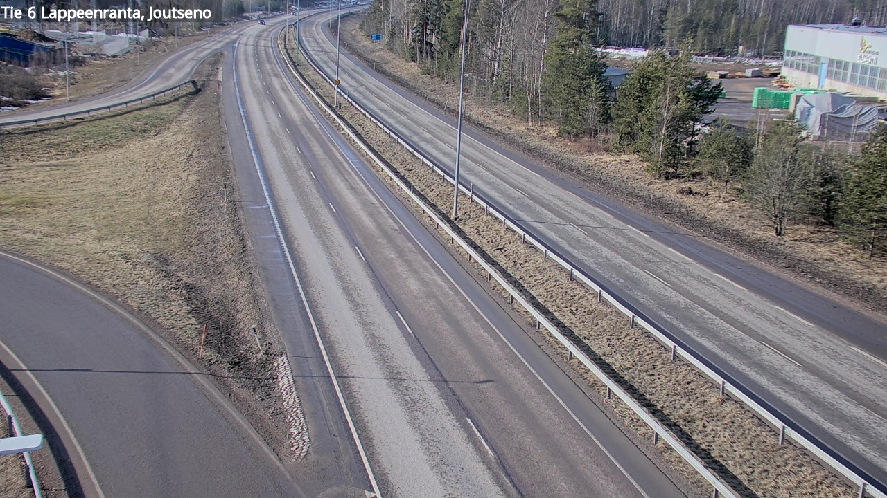 Weather Camera Image Väg 6 Villmanstrand, jotseno, Lappeenranta, Etelä-Karjala