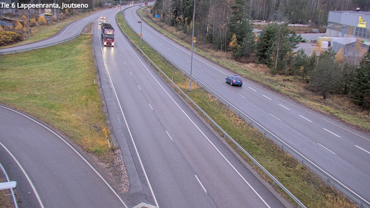 Weather Camera Image Road 6 Lappeenranta, Joutseno, Lappeenranta, Etelä-Karjala