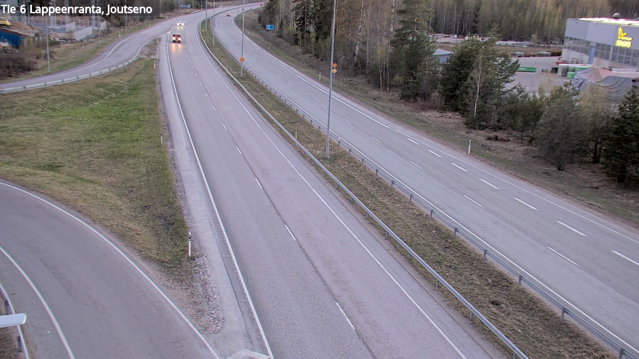 Weather Camera Image Väg 6 Villmanstrand, jotseno, Lappeenranta, Etelä-Karjala