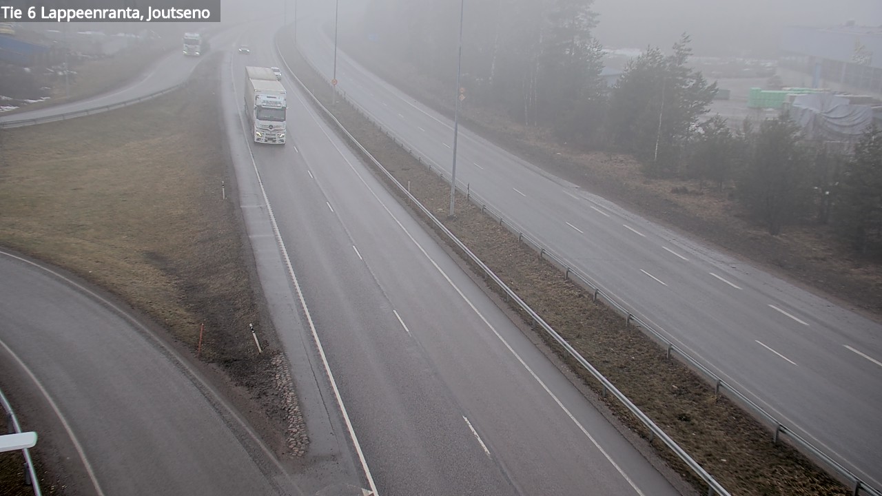Weather Camera Image Väg 6 Villmanstrand, jotseno, Lappeenranta, Etelä-Karjala