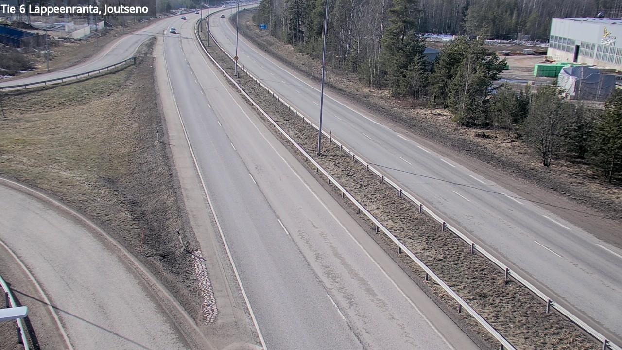 Weather Camera Image Väg 6 Villmanstrand, jotseno, Lappeenranta, Etelä-Karjala