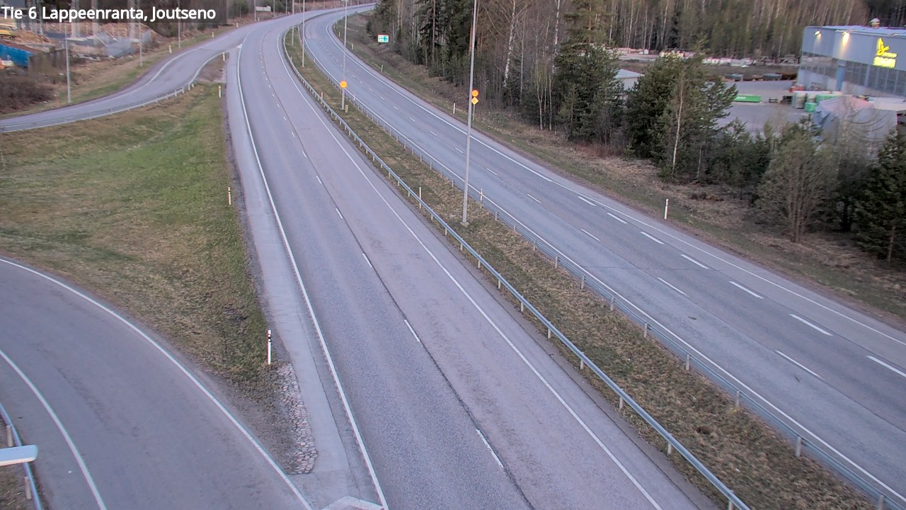 Weather Camera Image Road 6 Lappeenranta, Joutseno, Lappeenranta, Etelä-Karjala