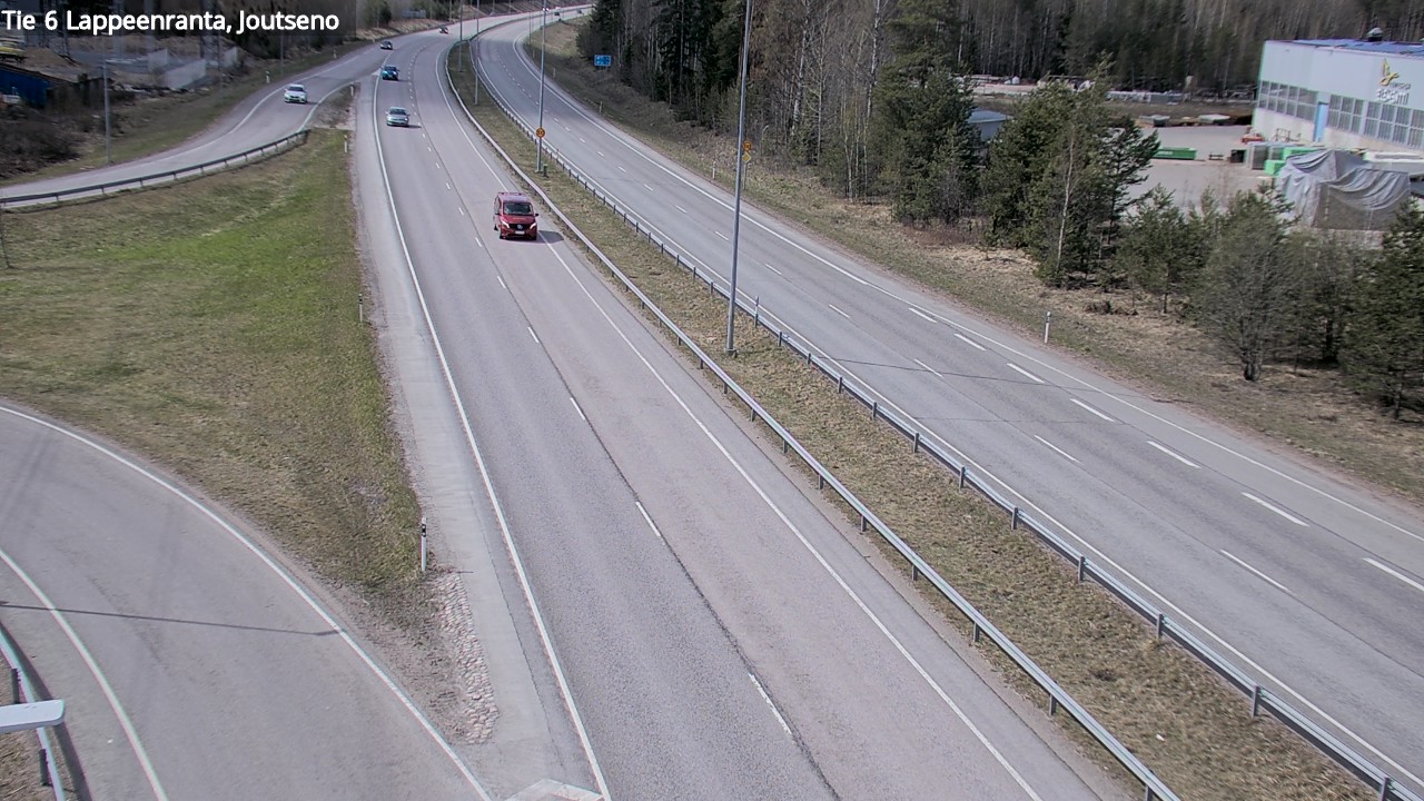 Weather Camera Image Väg 6 Villmanstrand, jotseno, Lappeenranta, Etelä-Karjala