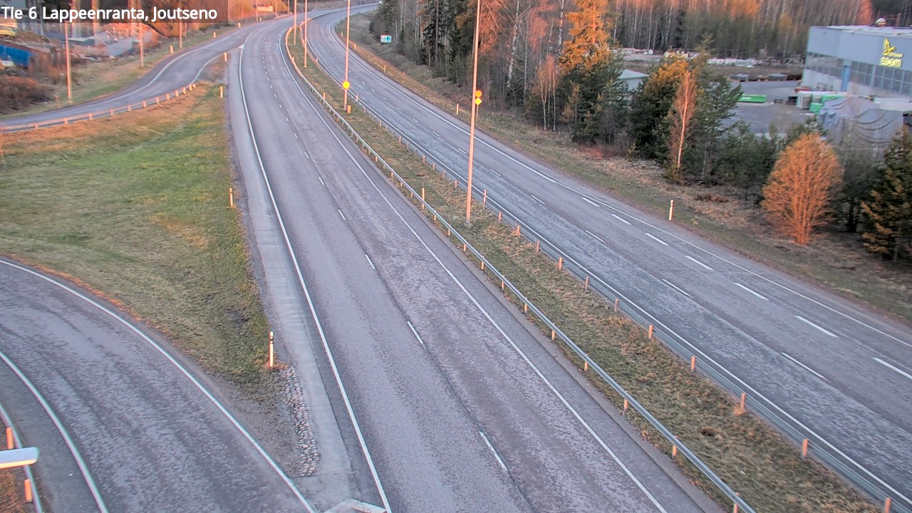 Weather Camera Image Väg 6 Villmanstrand, jotseno, Lappeenranta, Etelä-Karjala