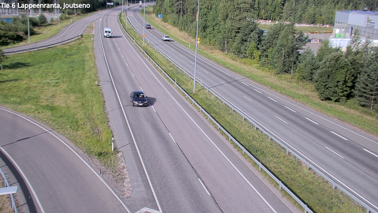 Weather Camera Image Road 6 Lappeenranta, Joutseno, Lappeenranta, Etelä-Karjala