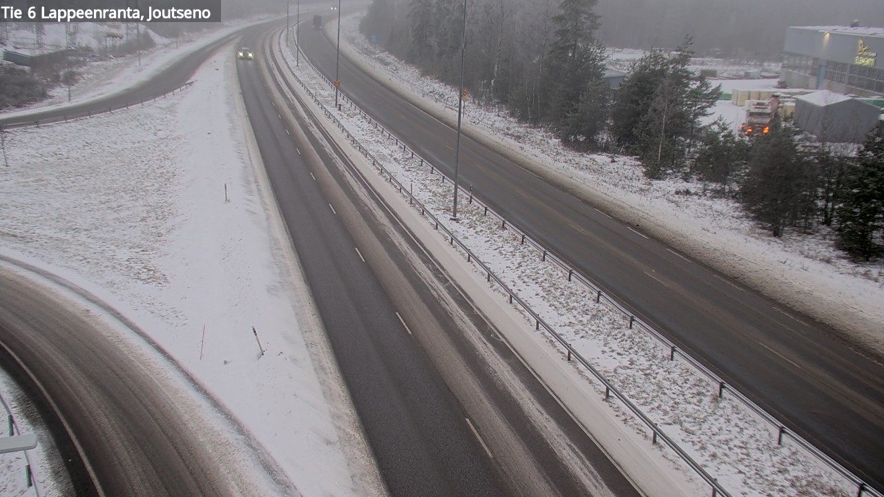 Weather Camera Image Road 6 Lappeenranta, Joutseno, Lappeenranta, Etelä-Karjala