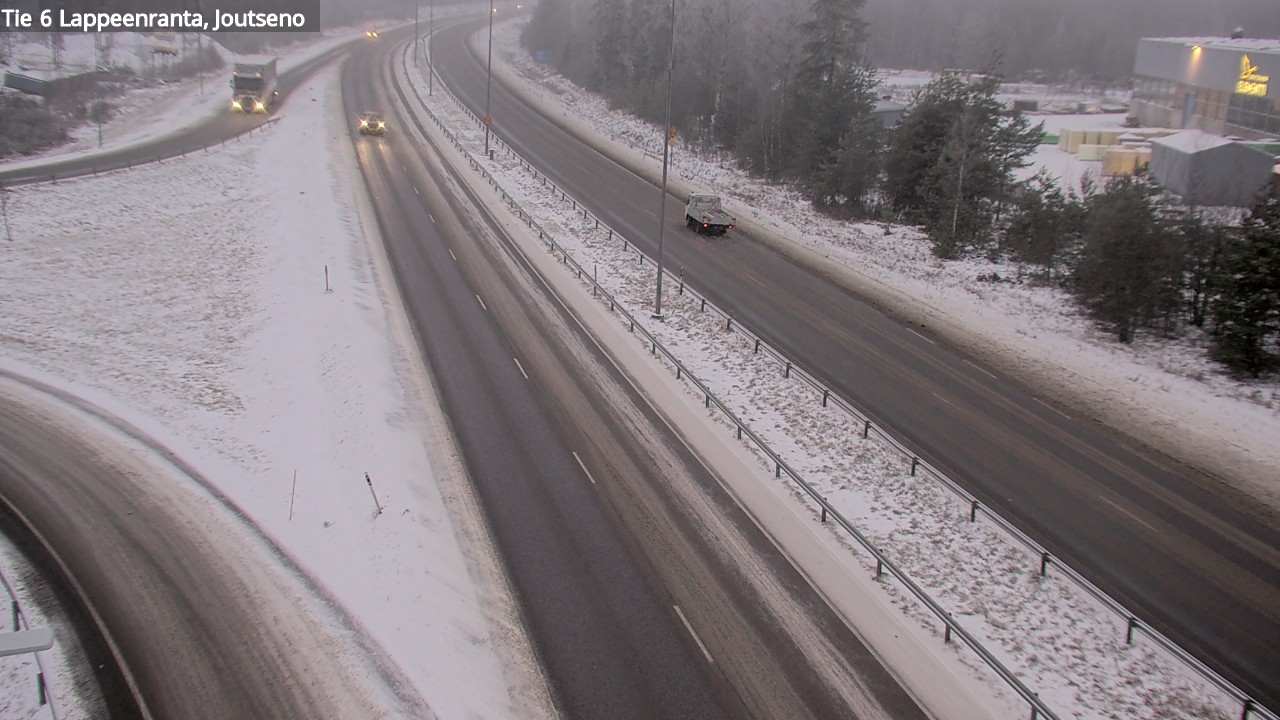 Weather Camera Image Road 6 Lappeenranta, Joutseno, Lappeenranta, Etelä-Karjala