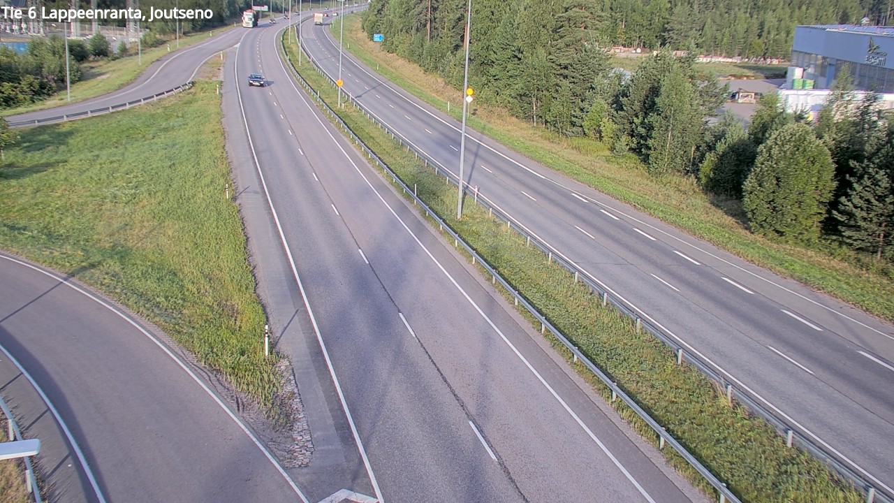Weather Camera Image Road 6 Lappeenranta, Joutseno, Lappeenranta, Etelä-Karjala