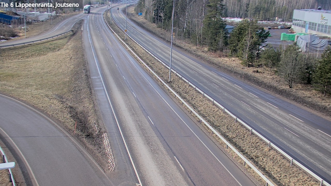 Weather Camera Image Väg 6 Villmanstrand, jotseno, Lappeenranta, Etelä-Karjala