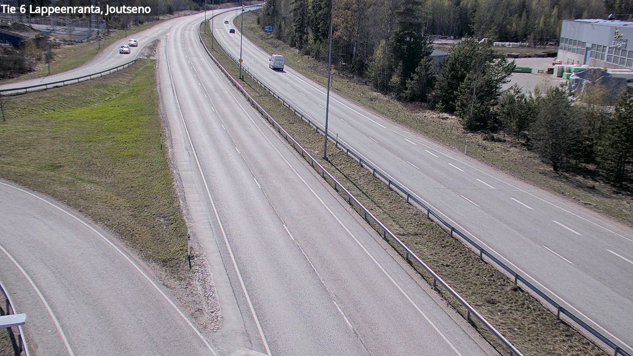 Weather Camera Image Väg 6 Villmanstrand, jotseno, Lappeenranta, Etelä-Karjala