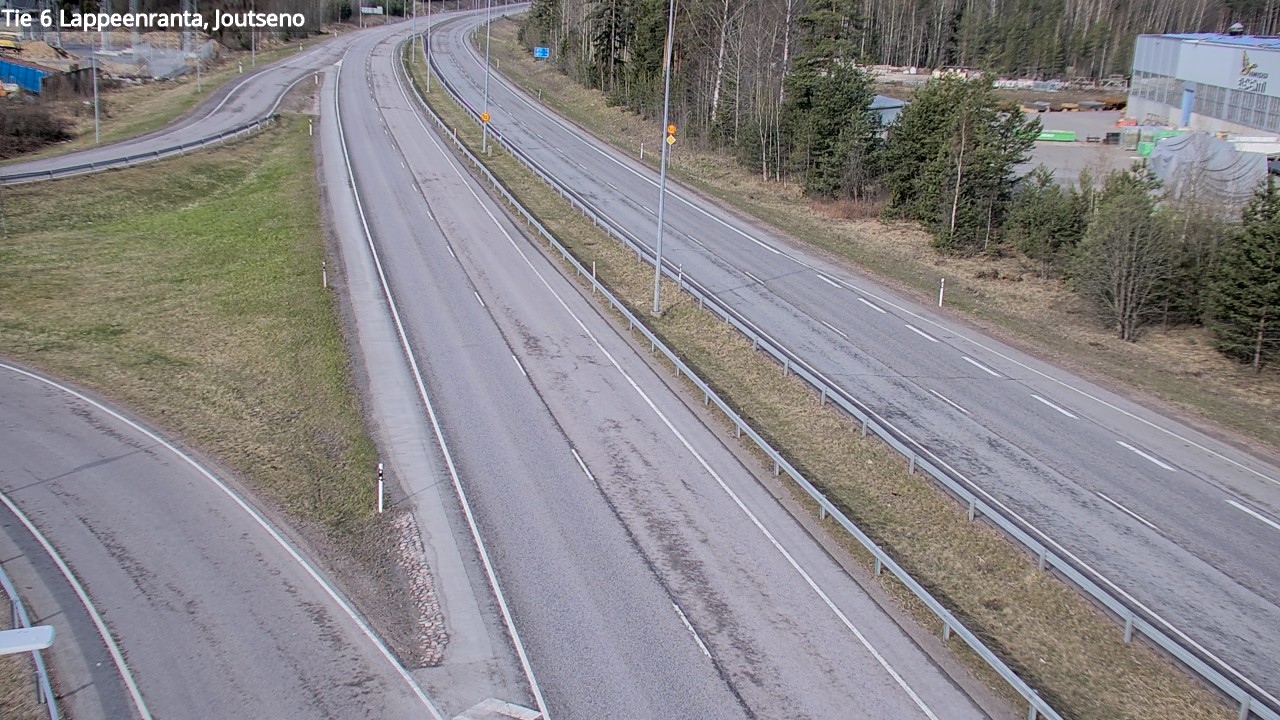 Weather Camera Image Väg 6 Villmanstrand, jotseno, Lappeenranta, Etelä-Karjala