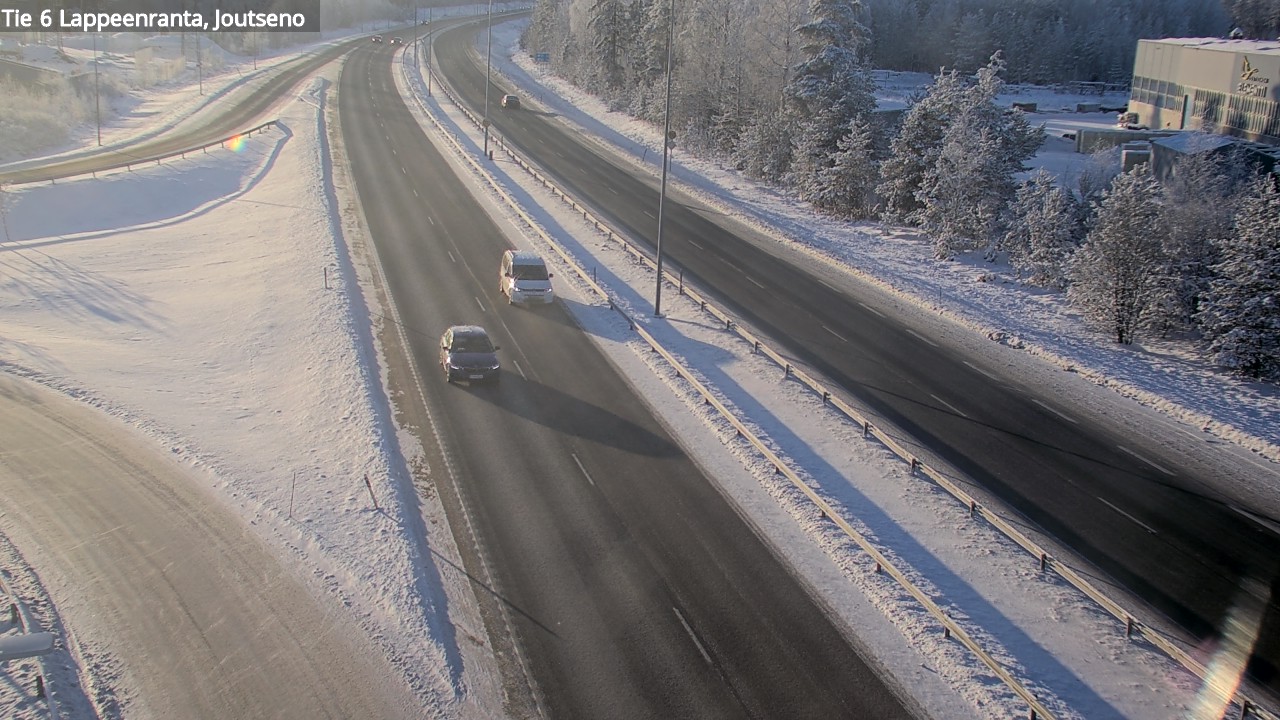 Weather Camera Image Road 6 Lappeenranta, Joutseno, Lappeenranta, Etelä-Karjala