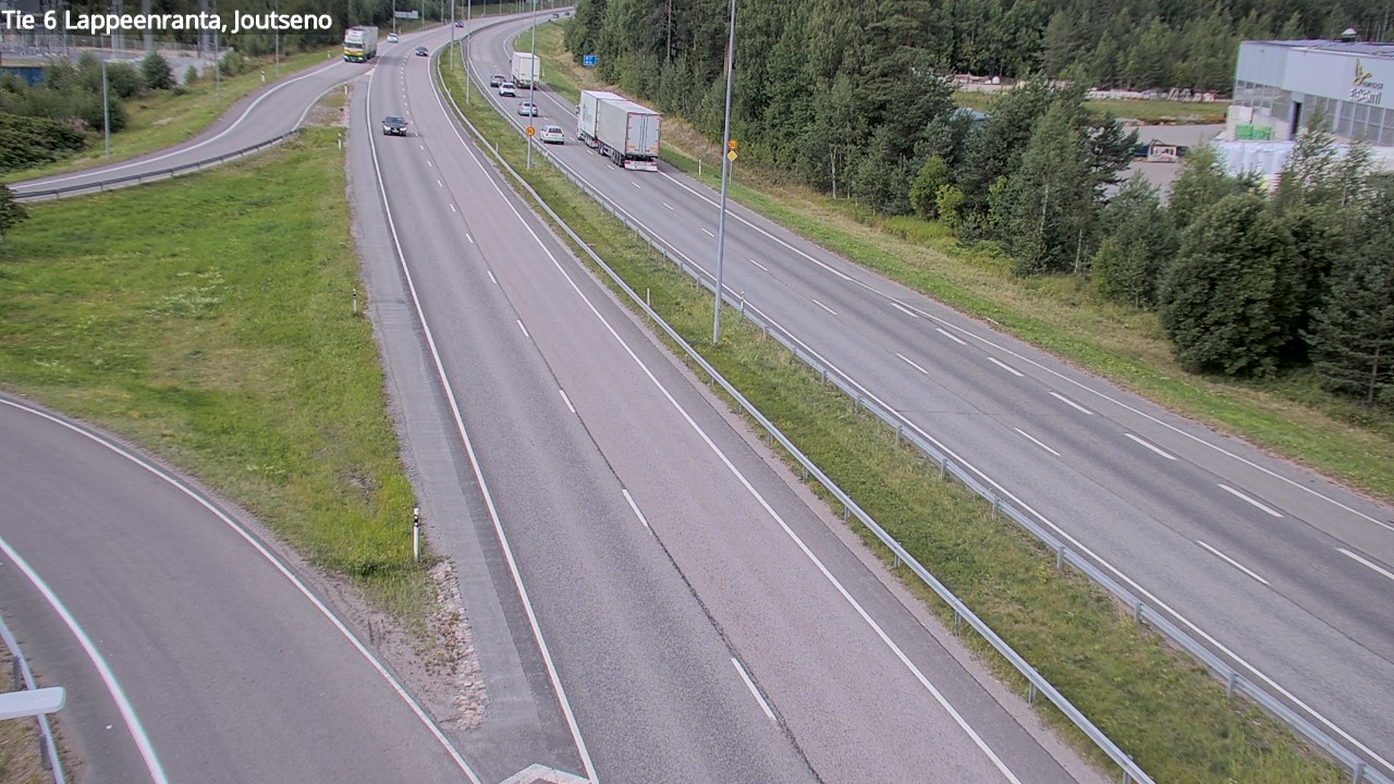 Weather Camera Image Road 6 Lappeenranta, Joutseno, Lappeenranta, Etelä-Karjala