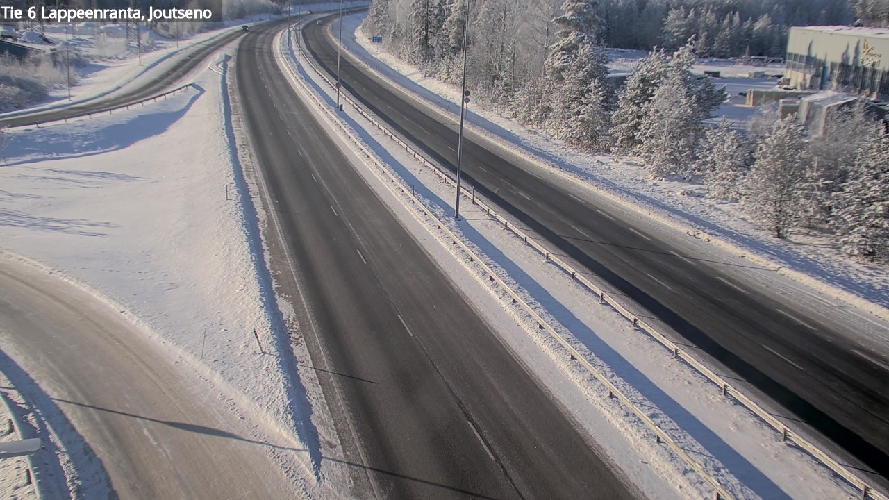 Weather Camera Image Road 6 Lappeenranta, Joutseno, Lappeenranta, Etelä-Karjala