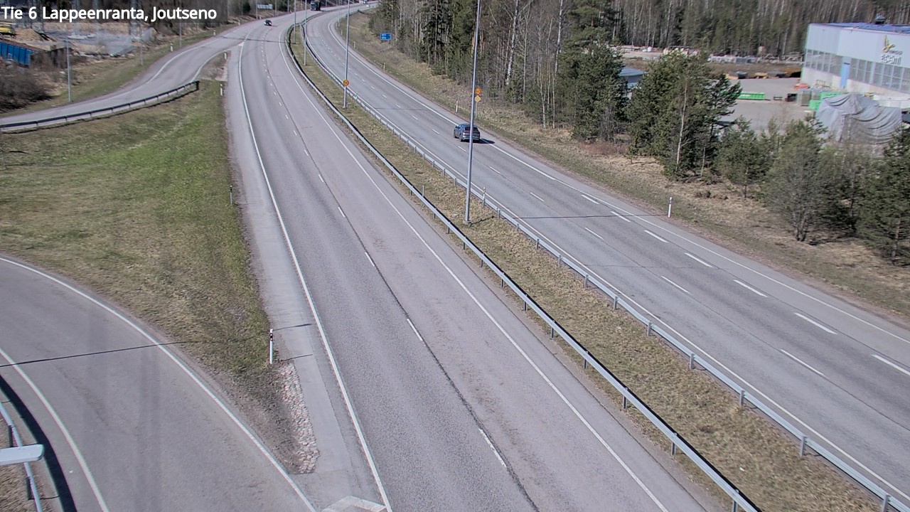 Weather Camera Image Väg 6 Villmanstrand, jotseno, Lappeenranta, Etelä-Karjala
