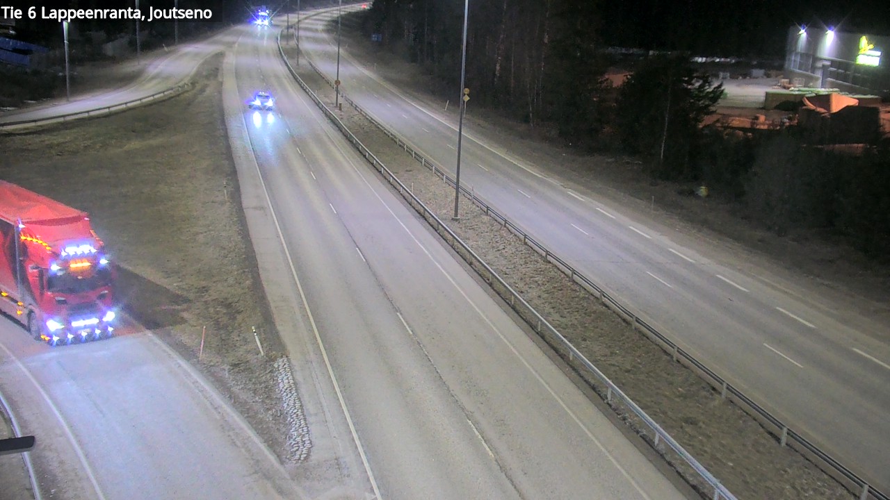 Weather Camera Image Väg 6 Villmanstrand, jotseno, Lappeenranta, Etelä-Karjala