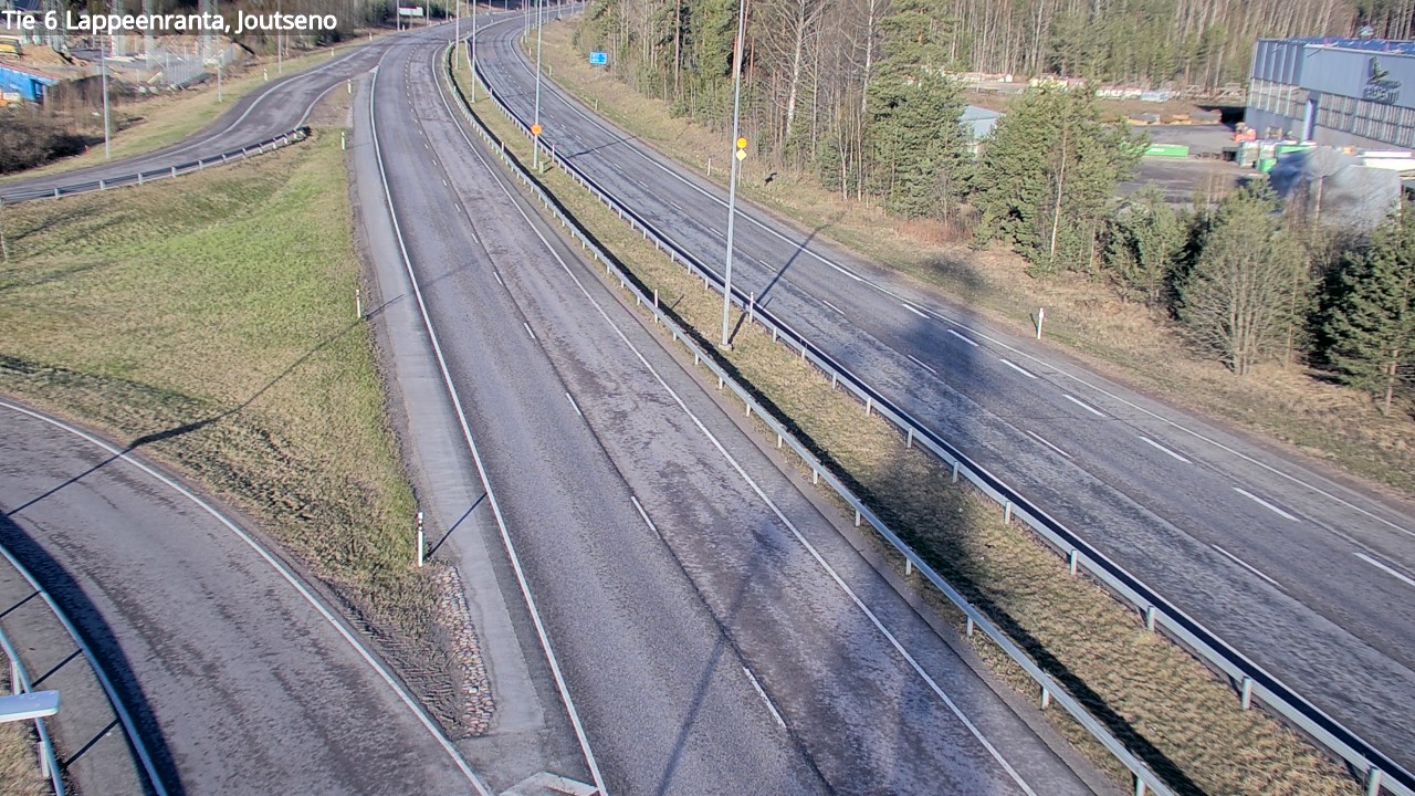 Weather Camera Image Väg 6 Villmanstrand, jotseno, Lappeenranta, Etelä-Karjala