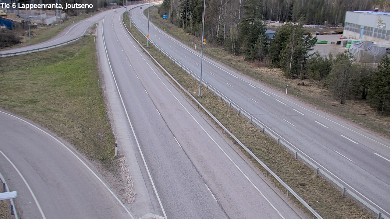 Weather Camera Image Väg 6 Villmanstrand, jotseno, Lappeenranta, Etelä-Karjala