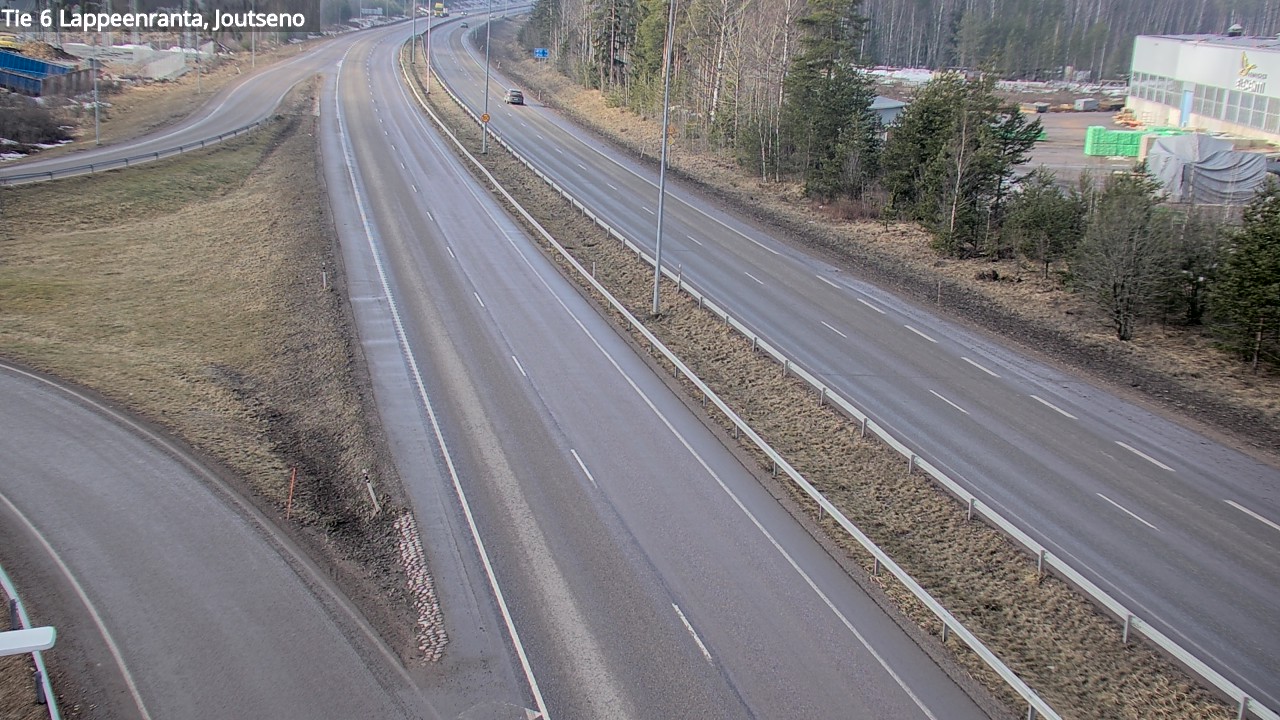Weather Camera Image Väg 6 Villmanstrand, jotseno, Lappeenranta, Etelä-Karjala