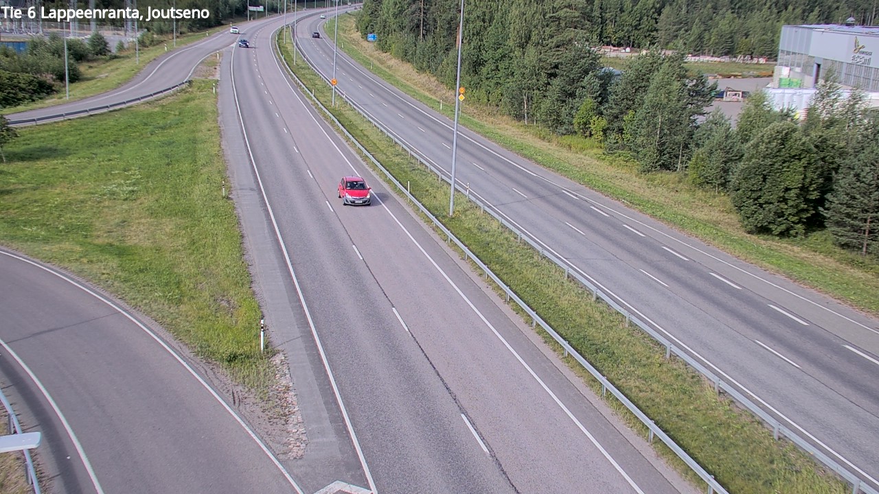 Weather Camera Image Road 6 Lappeenranta, Joutseno, Lappeenranta, Etelä-Karjala