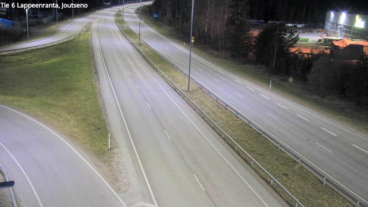 Weather Camera Image Road 6 Lappeenranta, Joutseno, Lappeenranta, Etelä-Karjala