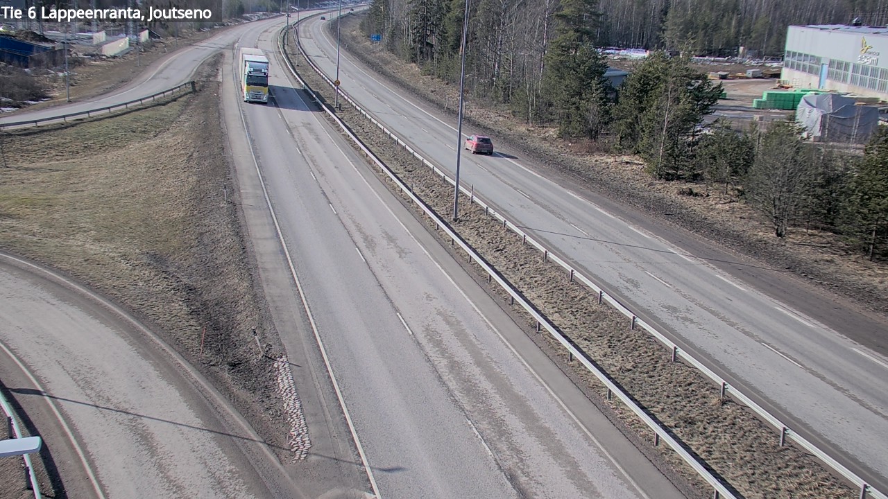 Weather Camera Image Väg 6 Villmanstrand, jotseno, Lappeenranta, Etelä-Karjala