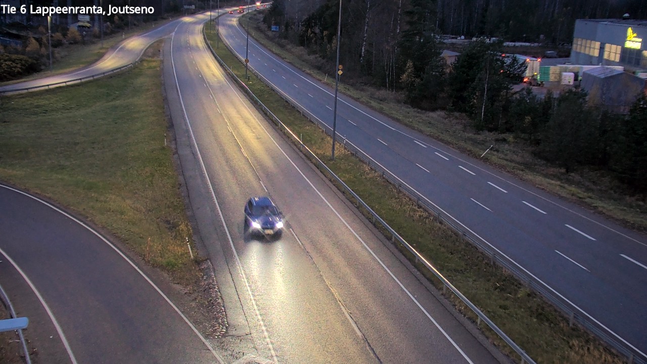 Weather Camera Image Road 6 Lappeenranta, Joutseno, Lappeenranta, Etelä-Karjala