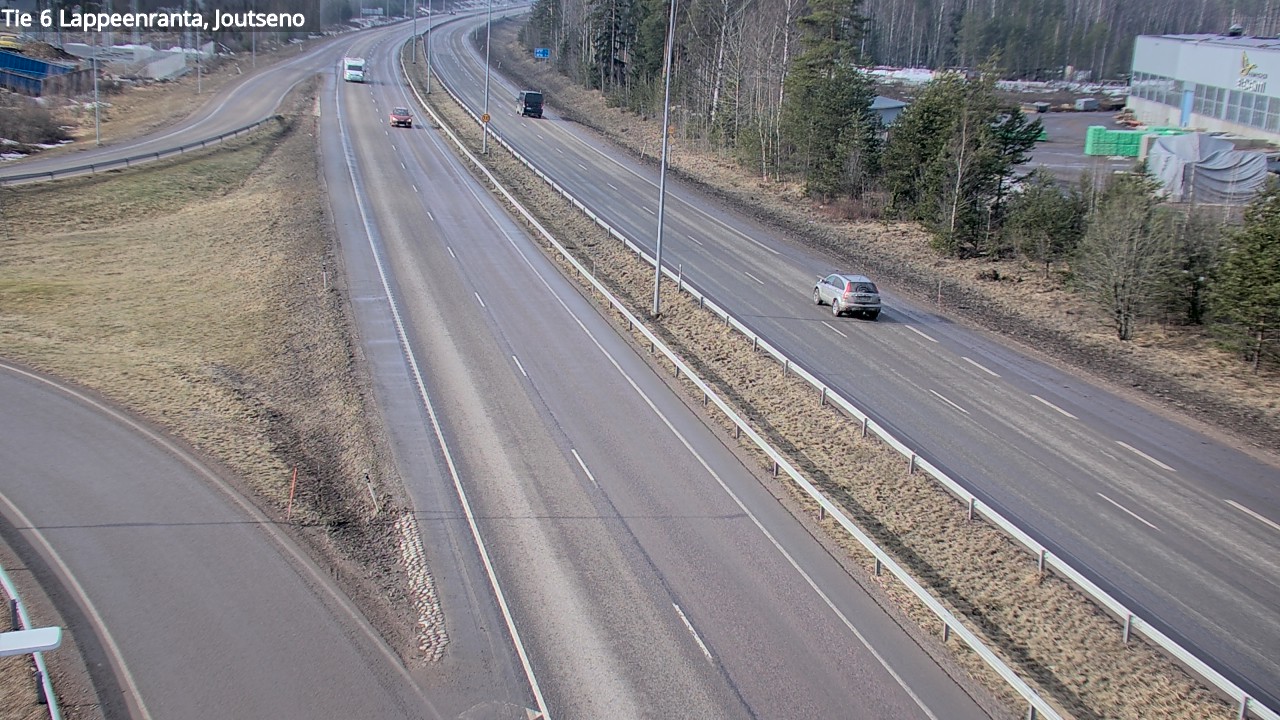 Weather Camera Image Väg 6 Villmanstrand, jotseno, Lappeenranta, Etelä-Karjala