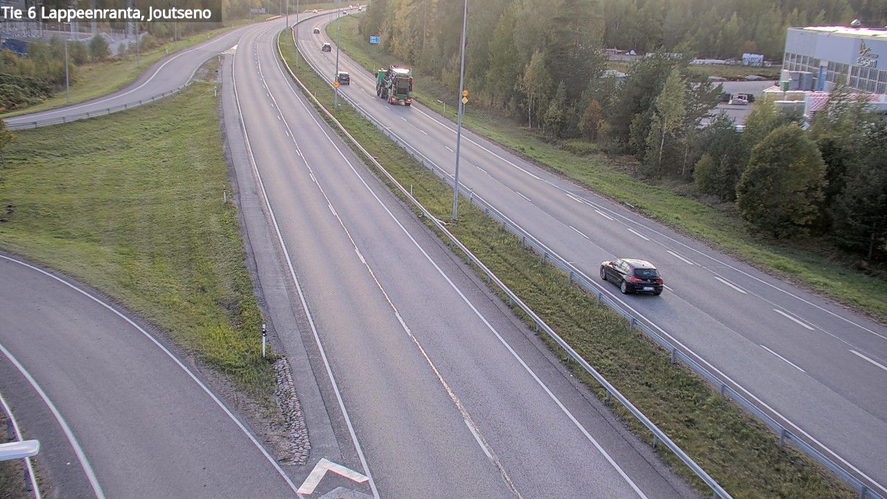 Weather Camera Image Road 6 Lappeenranta, Joutseno, Lappeenranta, Etelä-Karjala