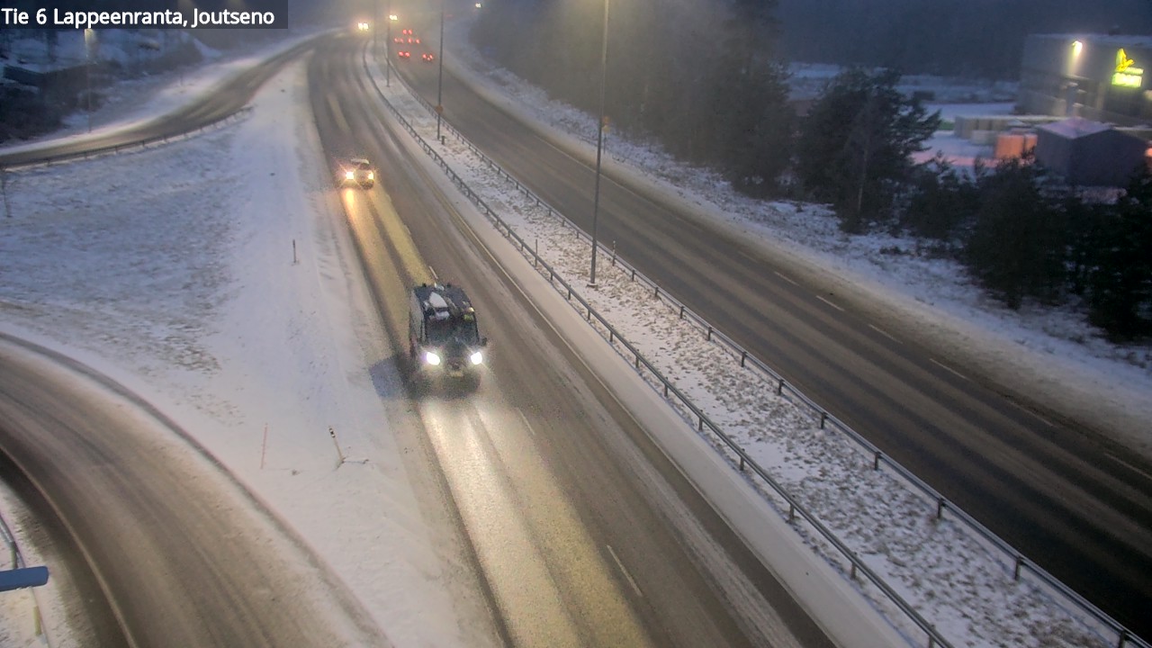 Weather Camera Image Road 6 Lappeenranta, Joutseno, Lappeenranta, Etelä-Karjala