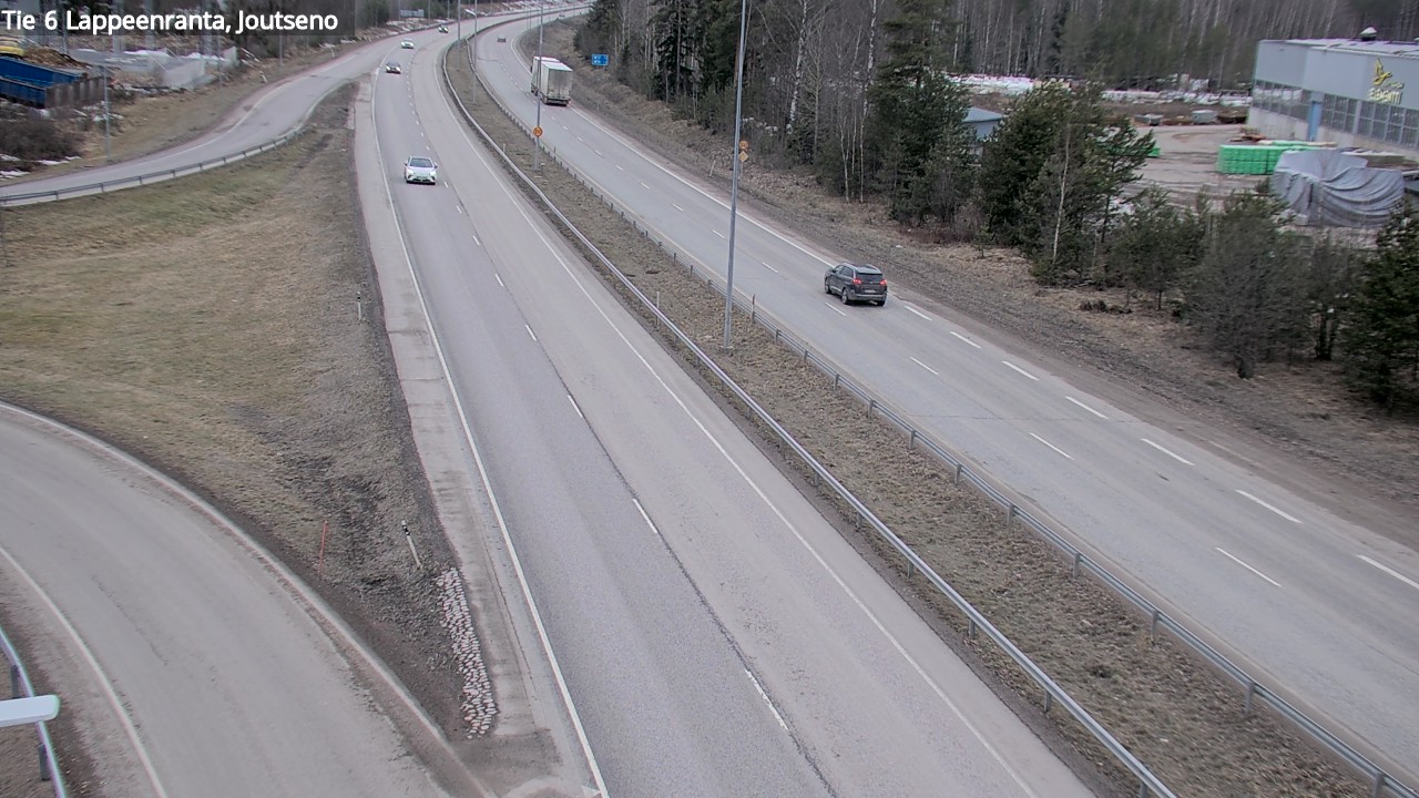 Weather Camera Image Road 6 Lappeenranta, Joutseno, Lappeenranta, Etelä-Karjala