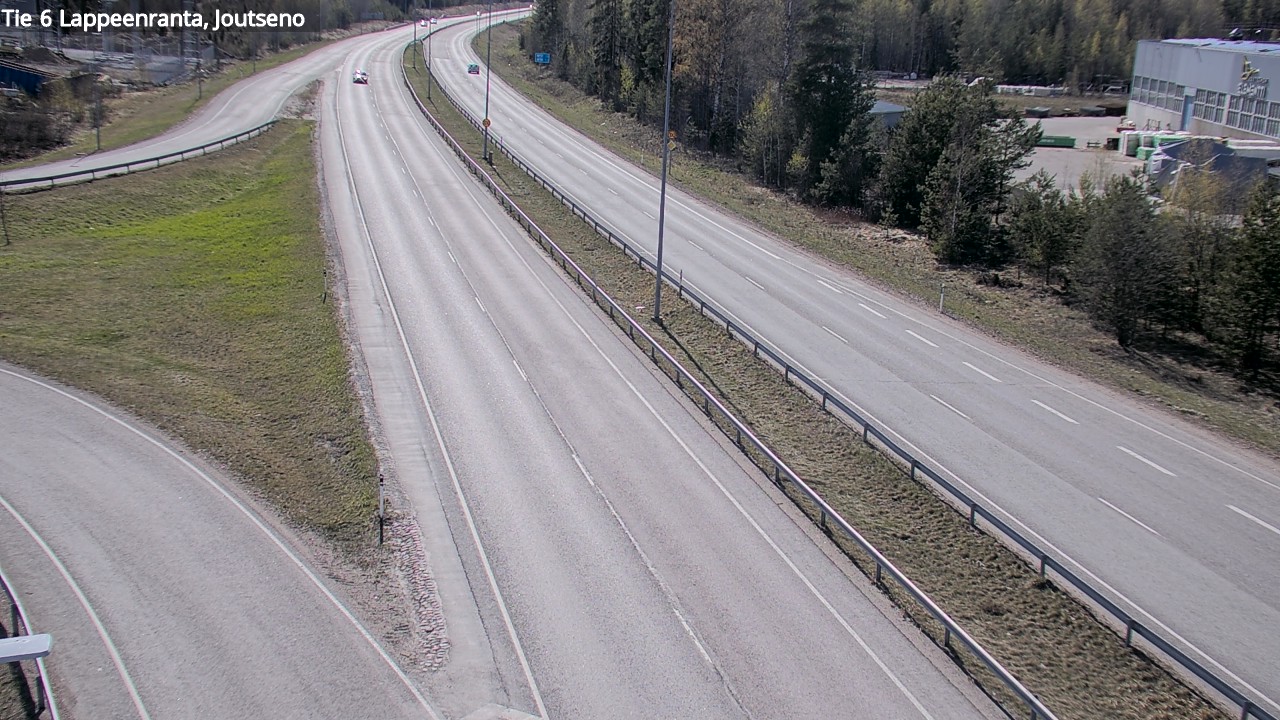 Weather Camera Image Väg 6 Villmanstrand, jotseno, Lappeenranta, Etelä-Karjala