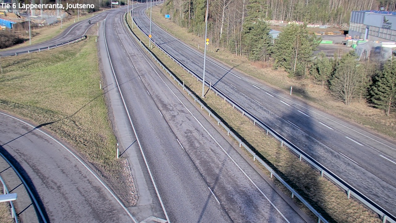 Weather Camera Image Väg 6 Villmanstrand, jotseno, Lappeenranta, Etelä-Karjala