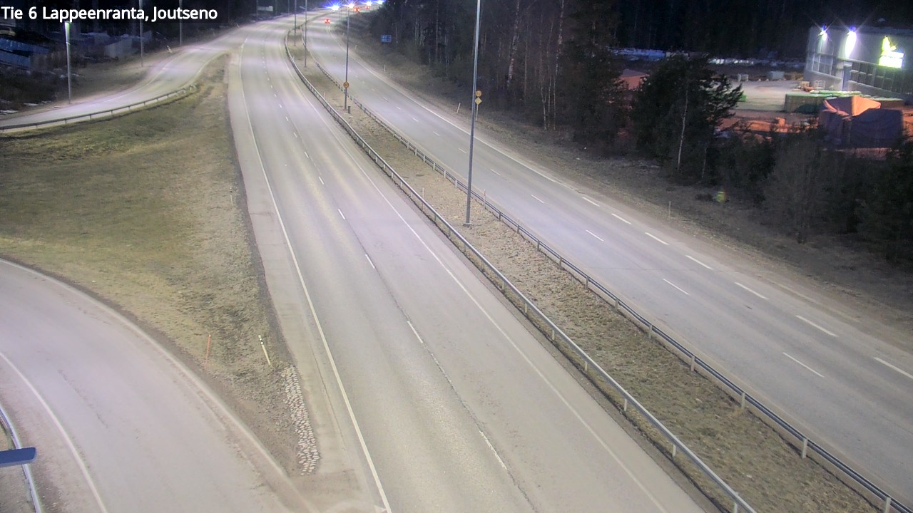 Weather Camera Image Väg 6 Villmanstrand, jotseno, Lappeenranta, Etelä-Karjala
