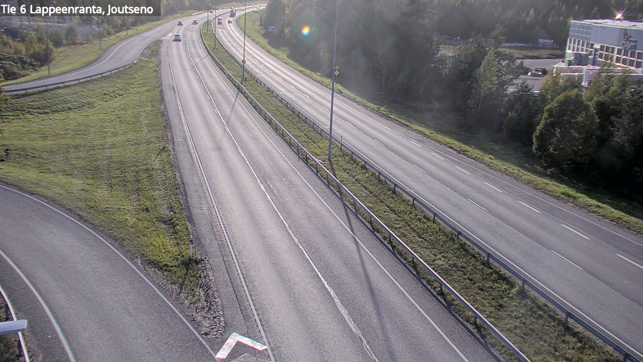 Weather Camera Image Road 6 Lappeenranta, Joutseno, Lappeenranta, Etelä-Karjala