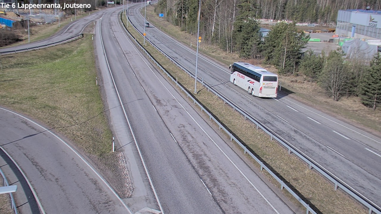 Weather Camera Image Väg 6 Villmanstrand, jotseno, Lappeenranta, Etelä-Karjala