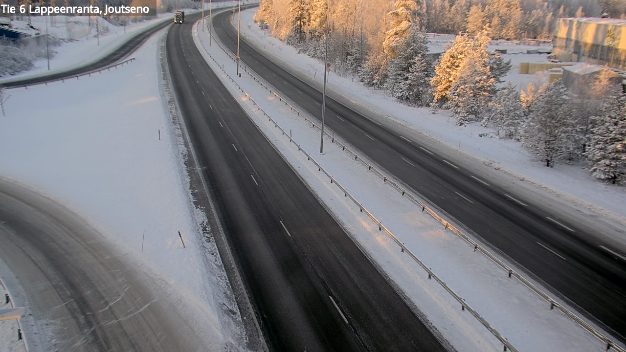 Weather Camera Image Road 6 Lappeenranta, Joutseno, Lappeenranta, Etelä-Karjala