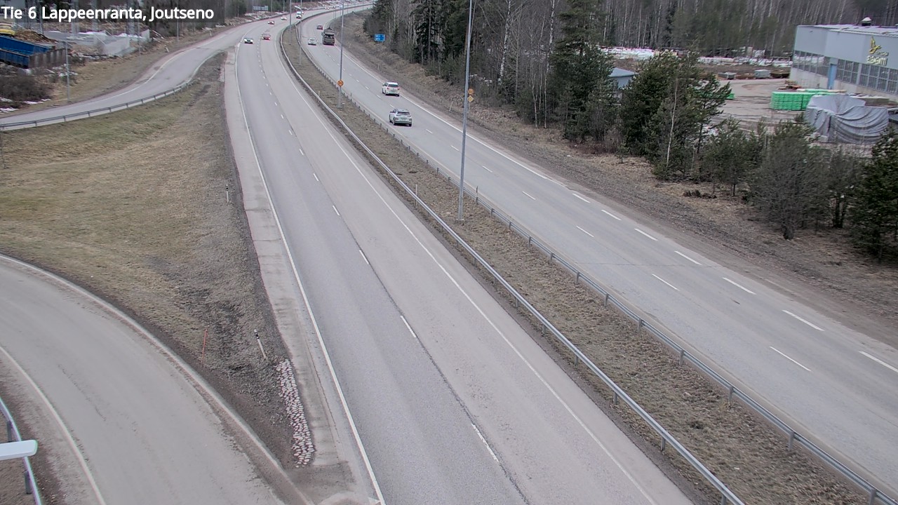 Weather Camera Image Väg 6 Villmanstrand, jotseno, Lappeenranta, Etelä-Karjala